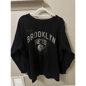 Brooklyn Nets NBA Black Fleece Sweatshirt Plus Torrid Size‎ 3